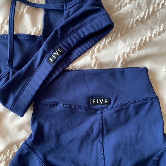 FIVE DANCEWEAR SET YOUTH MEDIUM- NAVY BLUE - Picture 7 of 9